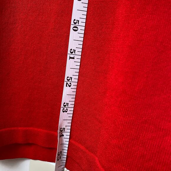 Tuckernuck Lennox Dress Size M Red Sweater Maxi Long Sleeve Pomander Place - Picture 9 of 13